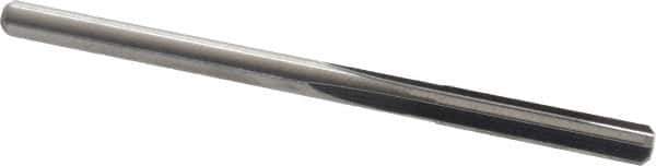 M.A. Ford - #25 Solid Carbide 4 Flute Chucking Reamer - Straight Flute, 0.143" Straight Shank, 3/4" Flute Length, 2-1/2" OAL - USA Tool & Supply