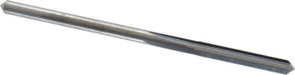 M.A. Ford - #35 Solid Carbide 4 Flute Chucking Reamer - Straight Flute, 0.104" Straight Shank, 5/8" Flute Length, 2-1/4" OAL - USA Tool & Supply