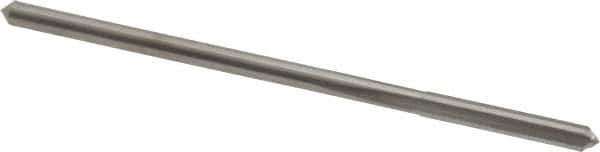 M.A. Ford - #38 Solid Carbide 4 Flute Chucking Reamer - Straight Flute, 0.096" Straight Shank, 5/8" Flute Length, 2-1/4" OAL - USA Tool & Supply