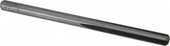 Chucking Reamer: 0.1772″ Dia, 2-3/4″ OAL, 7/8″ Flute Length, Straight Shank, Solid Carbide 4 Flute, RH