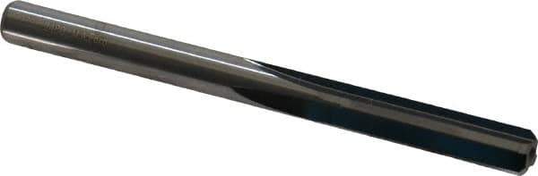 M.A. Ford - 1/4" Solid Carbide 4 Flute Chucking Reamer - Straight Flute, 0.244" Straight Shank, 1" Flute Length, 3" OAL - USA Tool & Supply
