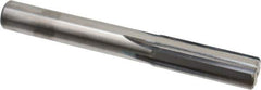 M.A. Ford - 1/2" Solid Carbide 6 Flute Chucking Reamer - Straight Flute, 0.47" Straight Shank, 1-1/2" Flute Length, 4" OAL - USA Tool & Supply