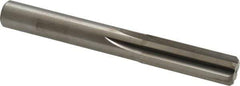 M.A. Ford - 1/2" Solid Carbide 6 Flute Chucking Reamer - Straight Flute, 0.47" Straight Shank, 1-1/2" Flute Length, 4" OAL - USA Tool & Supply