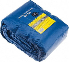 Value Collection - 60' Long x 40' Wide Polyethylene Tarp & Dust Cover - Blue - USA Tool & Supply