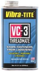 Vibra-Tite - 8.5 oz Can, Red, Low Strength Threadlocker - Series VC-3, 24 hr Full Cure Time, Hand Tool, Heat Removal - USA Tool & Supply