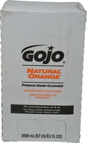 GOJO - 2 L Bag-in-Box Refill Liquid Hand Cleaner - General Duty, White, Orange Scent - USA Tool & Supply