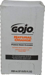 GOJO - 2 L Bag-in-Box Refill Liquid Hand Cleaner - General Duty, White, Orange Scent - USA Tool & Supply