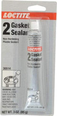 Loctite - 3 oz Tube Black Gasket Sealant - -65 to 400°F Operating Temp, Series 234 - USA Tool & Supply