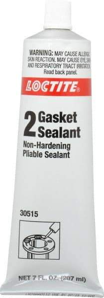 Loctite - 7 oz Tube Black Gasket Sealant - -65 to 400°F Operating Temp, Series 198 - USA Tool & Supply