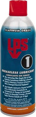 LPS - 16 oz Aerosol Dry Film Penetrant/Lubricant - Clear Yellow, Food Grade - USA Tool & Supply