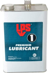 LPS - 1 Gal Bottle Dry Film Penetrant/Lubricant - Clear Yellow, Food Grade - USA Tool & Supply