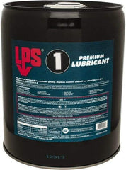 LPS - 5 Gal Pail Dry Film Penetrant/Lubricant - Clear Yellow, Food Grade - USA Tool & Supply