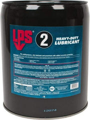 LPS - 5 Gal Pail Nondrying Film Lubricant - Clear Amber, Food Grade - USA Tool & Supply