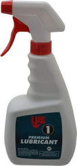 LPS - 22 oz Trigger Spray Bottle Dry Film Penetrant/Lubricant - Clear Yellow, Food Grade - USA Tool & Supply