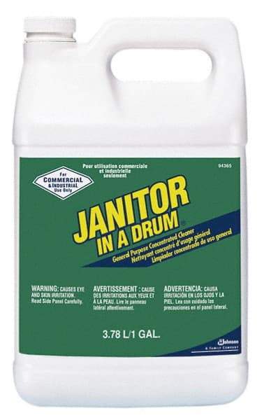 Janitor In A Drum - 1 Gallon, Citrus Scent, All Purpose Cleaner - Comes in Bottle - USA Tool & Supply