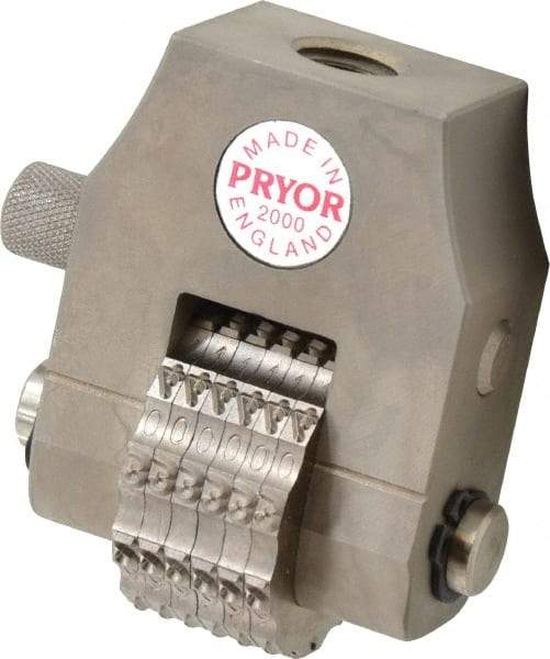 Pryor - 1/8 Inch Size, Numbering Head - Numbers, Hand or Machine Usage - USA Tool & Supply