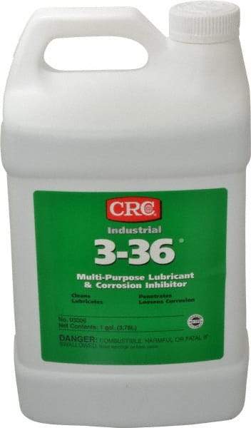 CRC - 1 Gal Bottle Nondrying Film Penetrant/Lubricant - Blue/Green & Clear, -50°F to 250°F, Food Grade - USA Tool & Supply