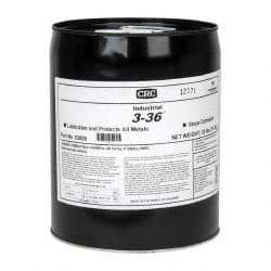 CRC - 5 Gal Pail Nondrying Film Penetrant/Lubricant - Blue/Green & Clear, -50°F to 250°F, Food Grade - USA Tool & Supply