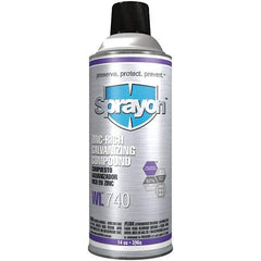 Sprayon - 16 oz Zinc Cold Galvanizing Compound - Comes in Aerosol - USA Tool & Supply