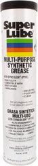 Synco Chemical - 400 g Cartridge Synthetic General Purpose Grease - Translucent White, Food Grade, 450°F Max Temp, NLGIG 2, - USA Tool & Supply