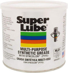 Synco Chemical - 400 g Can Synthetic General Purpose Grease - Translucent White, Food Grade, 450°F Max Temp, NLGIG 2, - USA Tool & Supply