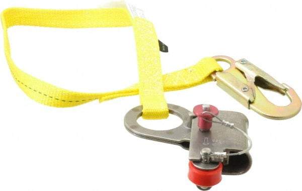 Gemtor - 3 Ft. Long Rope Grab - Shock Absorbing, Use with 5/8 or 3/4 Inch Rope, Includes Lanyard - USA Tool & Supply