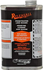 Releasall - 16 oz Rust Solvent/Penetrant - Comes in Can - USA Tool & Supply