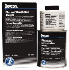 Devcon - 1 Lb Pail Two Part Urethane Adhesive - 45 min Working Time, 3,500 psi Shear Strength - USA Tool & Supply