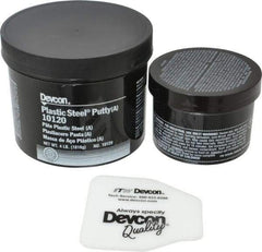 Devcon - 4 Lb Pail Two Part Epoxy - 45 min Working Time, Series Plastic Steel - USA Tool & Supply