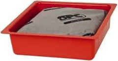 Brady SPC Sorbents - 3 Quart Capacity, 10 Inch Long x 10 Inch Wide, Plastic Drip Pan - USA Tool & Supply