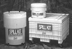 Brady SPC Sorbents - 174 Gal Capacity Universal Spill Kit - Mobile Spill Truck - USA Tool & Supply