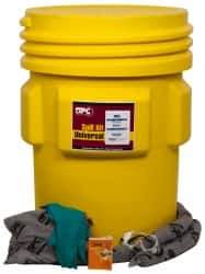 Brady SPC Sorbents - 75 Gal Capacity Universal Spill Kit - 95 Gal Overpack Container - USA Tool & Supply