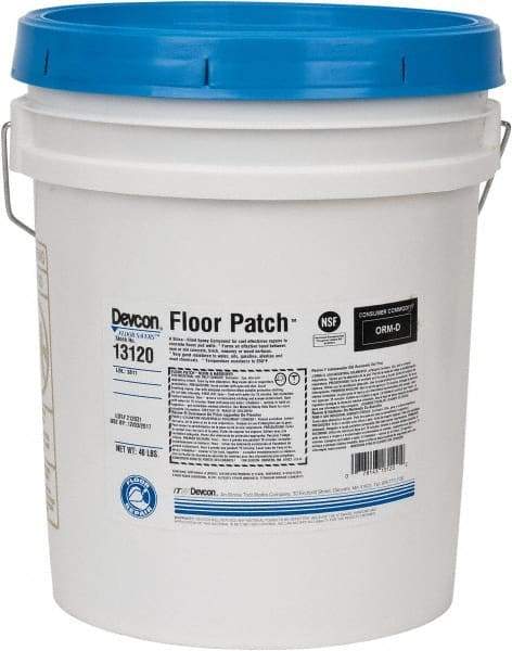 Devcon - 40 Lb Floor Repair - Light Gray, 18 Sq Ft at 1/4" Coverage - USA Tool & Supply