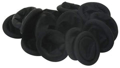North - Size L, 2-3/4 Inch Long x 3 Mil Thick, Rubber Static Dissipative Finger Cot - Powder Free, Black - USA Tool & Supply
