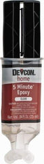 Devcon - 25 mL Cartridge Two Part Epoxy - 4 to 5 min Working Time - USA Tool & Supply