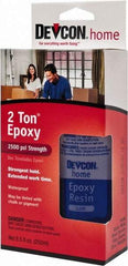 Devcon - 4.5 oz Bottle Two Part Epoxy - 30 min Working Time, Series 2 Ton - USA Tool & Supply