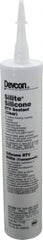 Devcon - 10.3 oz Cartridge Clear RTV Silicone Joint Sealant - -60 to 248°F Operating Temp - USA Tool & Supply