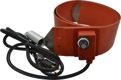 Value Collection - 3" Wide, 30 Gallon Wrap-Around Drum Heater with Thermostat - 120 Volt, 70°F to 425°F Thermostat Rating - USA Tool & Supply