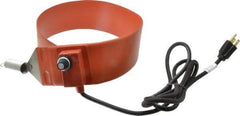 Value Collection - 3" Wide, 5 Gallon Wrap-Around Drum Heater with Thermostat - 120 Volt, 70°F to 425°F Thermostat Rating - USA Tool & Supply