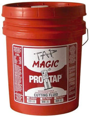 Tap Magic - Tap Magic ProTap, 5 Gal Pail Cutting & Tapping Fluid - Semisynthetic, For Boring, Broaching, Drilling, Engraving, Facing, Milling, Reaming, Sawing, Threading, Turning - USA Tool & Supply