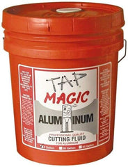 Tap Magic - Tap Magic Aluminum, 5 Gal Pail Cutting & Tapping Fluid - Semisynthetic, For Boring, Broaching, Drilling, Engraving, Facing, Milling, Reaming, Sawing, Threading, Turning - USA Tool & Supply