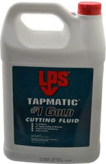 LPS - Tapmatic #1 Gold, 1 Gal Bottle Cutting & Tapping Fluid - Straight Oil, For Boring, Broaching, Drilling, Engraving, Facing, Milling, Reaming, Sawing, Tapping, Threading, Turning - USA Tool & Supply