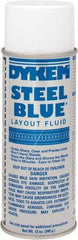 Dykem - Blue Layout Fluid - 12 Ounce Aerosol Can - USA Tool & Supply