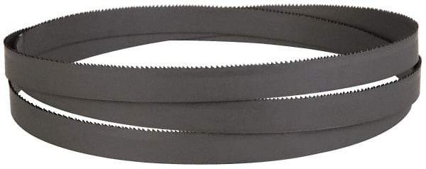 M.K. MORSE - 10 to 14 TPI, 7' 1" Long x 3/4" Wide x 0.035" Thick, Welded Band Saw Blade - High Speed Steel, Bi-Metal, Toothed Edge, Raker Tooth Set - USA Tool & Supply
