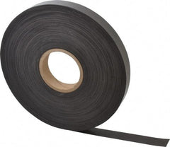 Mag-Mate - 200' Long x 1" Wide x 1/32" Thick Flexible Magnetic Strip - 8 Lb Max Pull Force, 4 Linear Ft/Lb Magnetic Pull Force, Plain Back - USA Tool & Supply