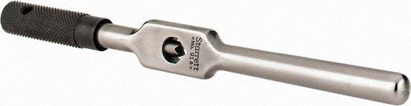 Starrett - 1/16 to 1/4" Tap Capacity, Straight Handle Tap Wrench - 6" Overall Length - USA Tool & Supply