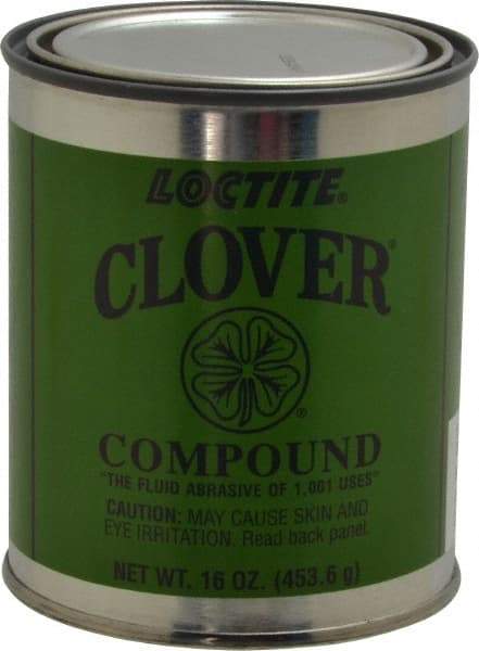 Loctite - 1 Lb Grease Compound - Compound Grade Coarse, Grade G, 80 Grit, Black & Gray, Use on General Purpose - USA Tool & Supply