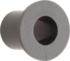 Poly Hi Solidur - 1/4" Inside x 3/8" Outside Diam, Nylon Sleeve Bearing - 0.56" Outside Diam, 0.047" Flange Thickness, 1/2" OAL - USA Tool & Supply