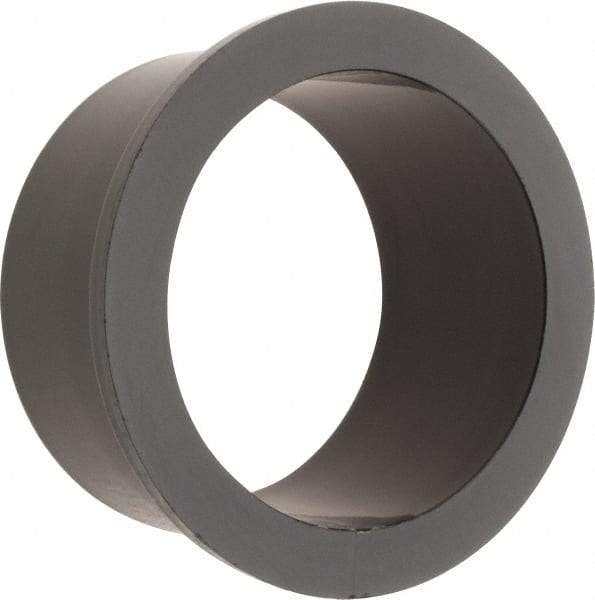 Poly Hi Solidur - 1-1/2" Inside x 1-3/4" Outside Diam, Nylon Sleeve Bearing - 2" Outside Diam, 1/8" Flange Thickness, 1" OAL - USA Tool & Supply