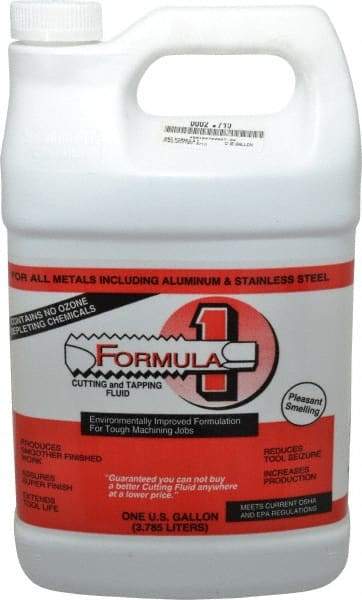 Monroe Fluid Technology - 1 Gal Bottle Cutting & Tapping Fluid - Straight Oil - USA Tool & Supply